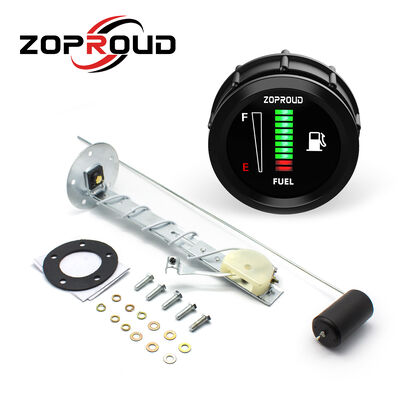 ZOPROUD DIGITAL LED FUEL LEVEL GAUGE 12V/24V