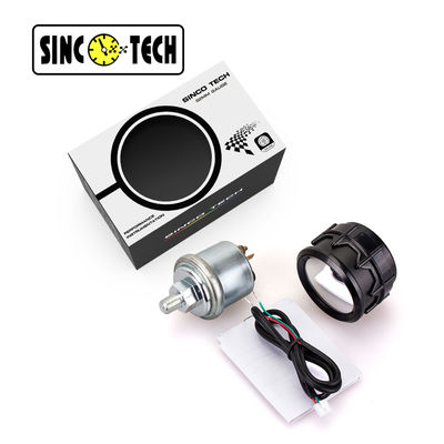 6116B เครื่องวัดความดันน้ำมันสุทธิพลาสติก Auto Mobile Display 52mm