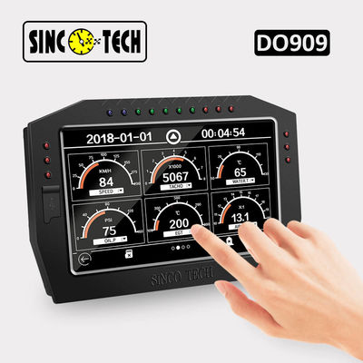 คุณภาพ DO909 12v 7 นิ้ว LCD 9VDC เครื่องวัดแดชบอร์ดแข่งรถ โรงงาน